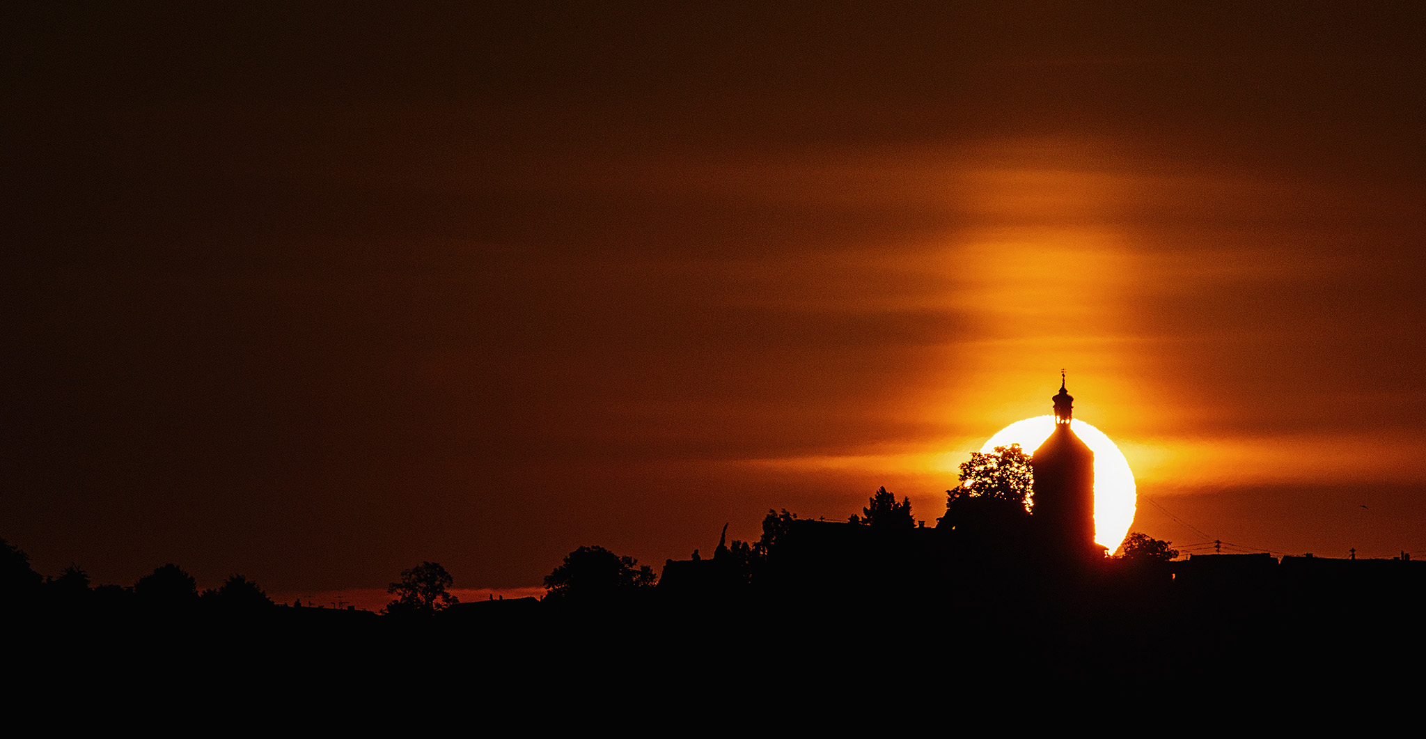 Sonnenaufgang über Winnenden-Bürg